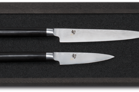 Zestaw 2 noży SHUN w drewnianym etui - KAI