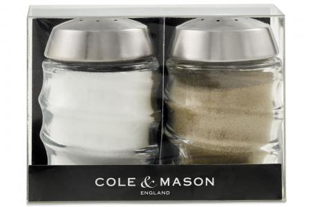 Zestaw solniczka + pieprzniczka Bray 7 cm - Cole & Mason