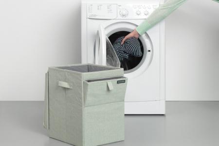 Prostokątny pojemnik na pranie zielony - Brabantia