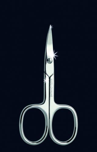 Nożyczki do paznokci niklowane z mikro ząbkami 9 cm - Erbe Solingen