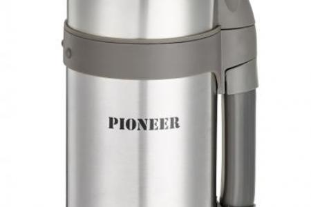 Termos obiadowy Pioneer 1 litr stal matowa - GRUNWERG