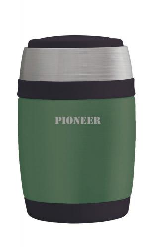 Termos obiadowy PIONEER 480 ml zielony - GRUNWERG