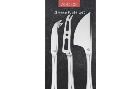 Zestaw 3 noży do sera Windsor - Grunwerg