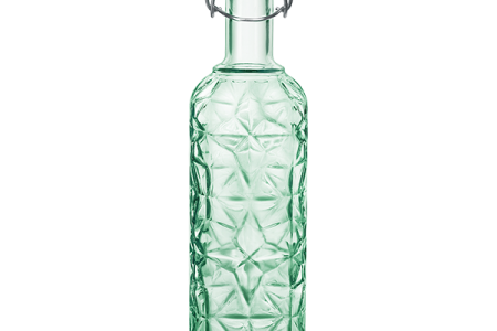 Butelka z korkiem 1 l Oriente zielona - Luigi Bormioli