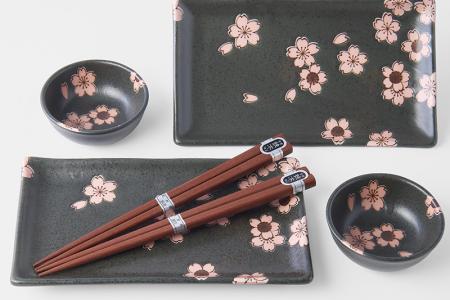 Zestaw do sushi Pink Sakura - MADE IN JAPAN