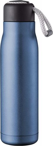 Butelka termiczna matowa niebieska - GRUNWERG