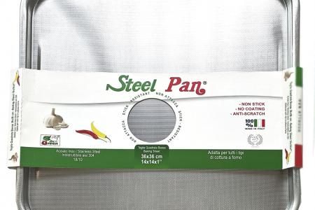 Forma do pieczenia stalowa z nieprzywierającą teksturą 36x36x6.5 cm – STEEL PAN