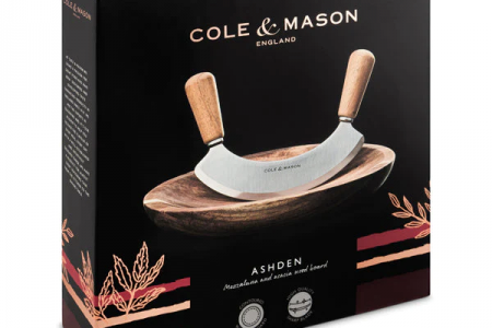 Zestaw do ziół nóż + deska - Cole&Mason