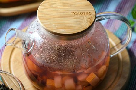 Dzbanek do herbaty 0,95 l, pokrywa bambusowa - WILMAX